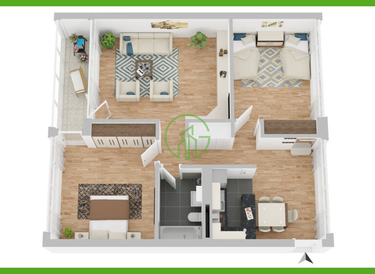 Wohnung zum Kauf 140.000 € 3 Zimmer 95 m²<br/>Wohnfläche 3.<br/>Geschoss Düren Düren 52351
