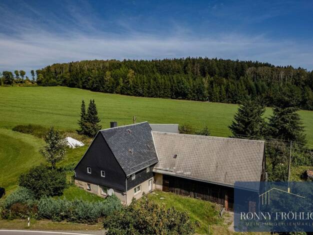 Einfamilienhaus zum Kauf 28.000 € 8 Zimmer 120 m² 25.969 m² Grundstück Thum-Jahnsbach Thum 09419