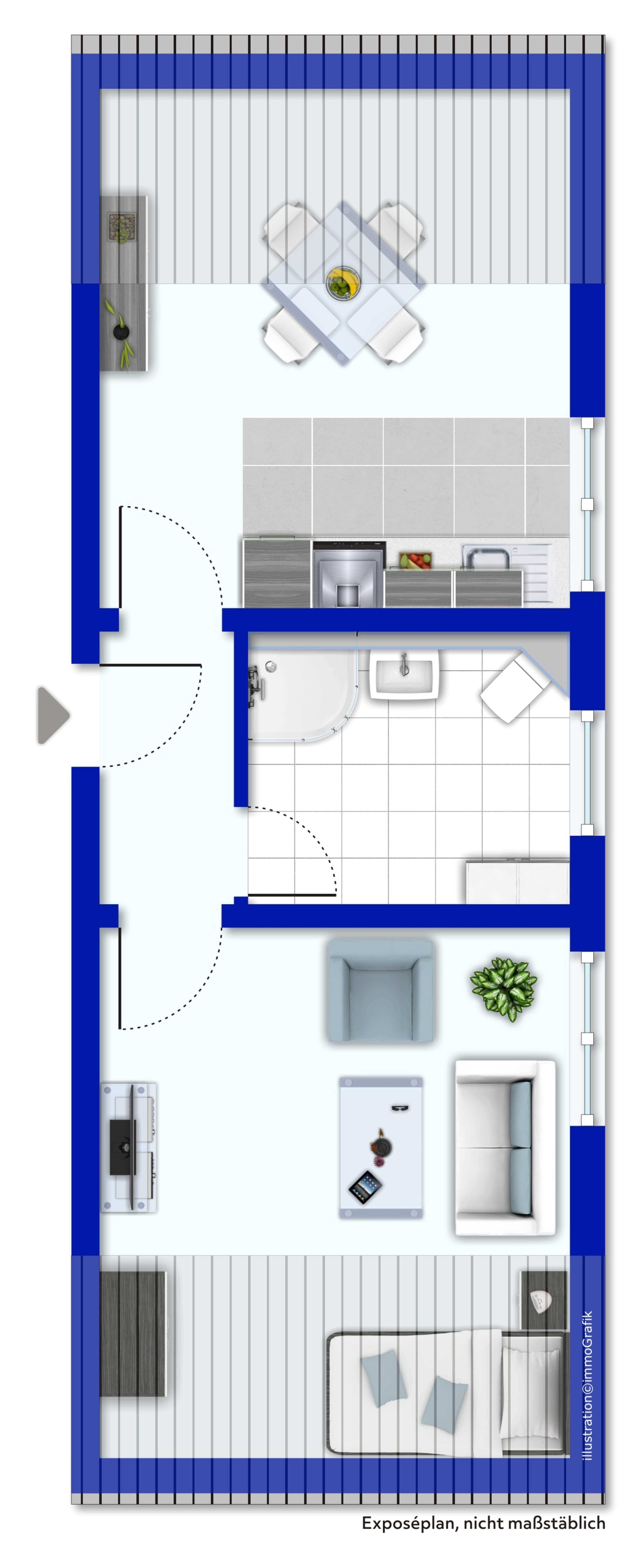 Wohnung zum Kauf 139.000 € 2 Zimmer 38 m²<br/>Wohnfläche Volkertshausen 78269