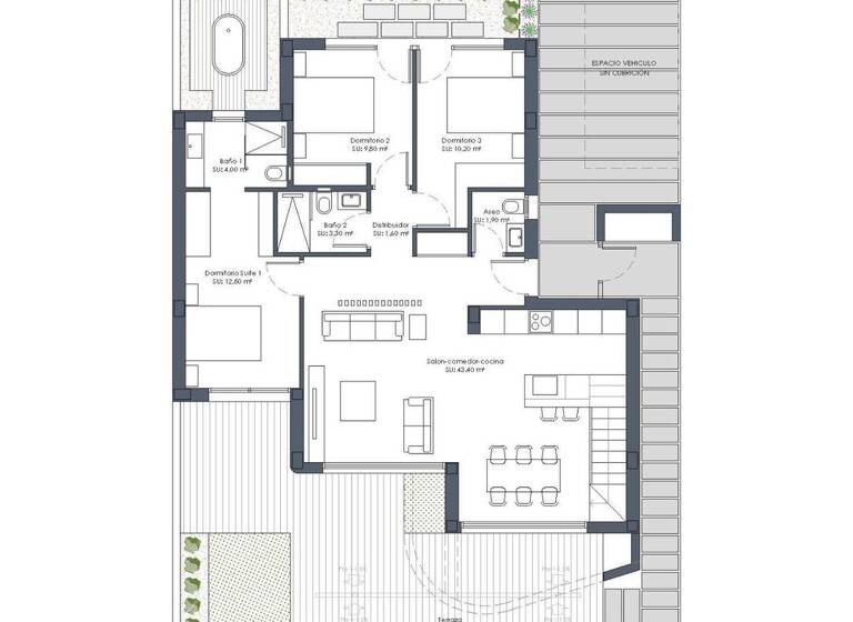 Villa zum Kauf 599.000 € 3 Zimmer 252 m² 250 m² Grundstück Los Alcázares 30710