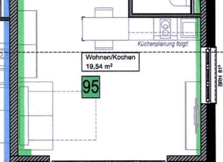 Studio zum Kauf - Erstbezug 359.100 € 1 Zimmer 32,9 m² 4. Geschoss frei ab 01.01.2027 Fuhlsbüttler Straße 428 Barmbek-Nord Hamburg 22309