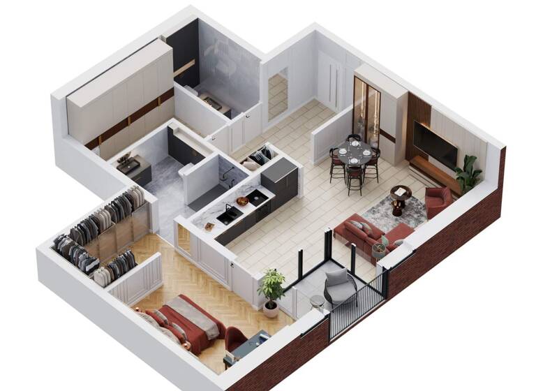 Wohnung zum Kauf - Erstbezug provisionsfrei 334.153 € 2 Zimmer 77,7 m² Borken 46325