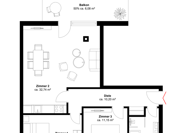 Penthouse zum Kauf 549.000 € 3 Zimmer 79 m² Sassnitz 18546