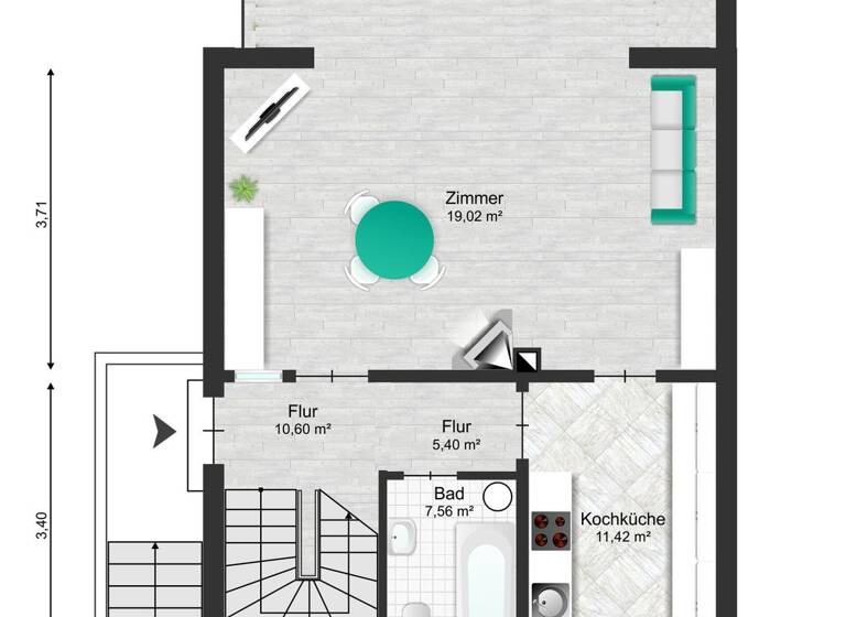 Doppelhaushälfte zum Kauf 345.000 € 4 Zimmer 101 m² 317 m² Grundstück Bullay 56859