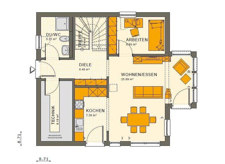 Einfamilienhaus zum Kauf 466.899 € 5 Zimmer 126 m² 543 m² Grundstück Mertesdorf 54318