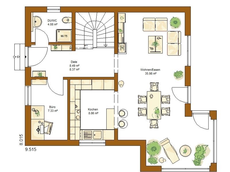 Einfamilienhaus zum Kauf provisionsfrei 451.000 € 4 Zimmer 126 m²<br/>Wohnfläche 625 m²<br/>Grundstück Berlichingen Schöntal 74214