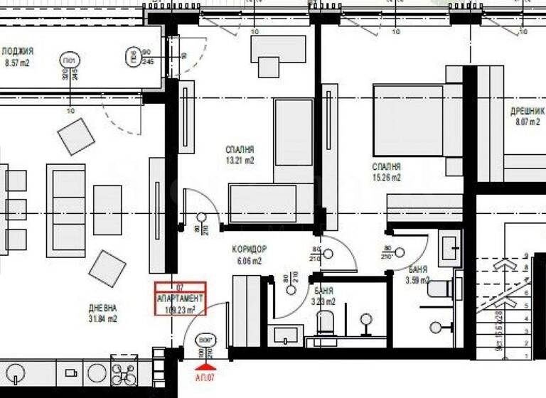 Studio zum Kauf 261.129 € 3 Zimmer 127,9 m² Pancharevo