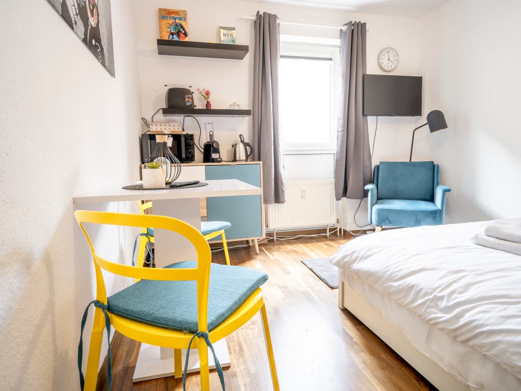 Wohnung zur Miete Wohnen auf Zeit 1.450 € 1 Zimmer 21 m²<br/>Wohnfläche ab sofort<br/>Verfügbarkeit F4 Westliche Unterstadt (E - K) Mannheim 68159