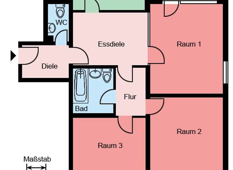 Wohnung zur Miete nur mit Wohnberechtigungsschein 392 € 3 Zimmer 86,1 m²<br/>Wohnfläche 5.<br/>Geschoss Fischkuhle 7 Lendringsen Menden 58710