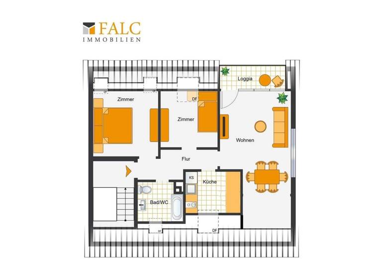 Wohnung zum Kauf provisionsfrei 285.000 € 3 Zimmer 64 m² 3. Geschoss Bonlanden Filderstadt 70794