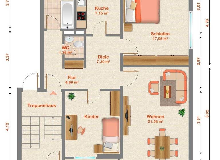 Wohnung zum Kauf 235.000 € 3 Zimmer 74,5 m² Hersbruck 91217