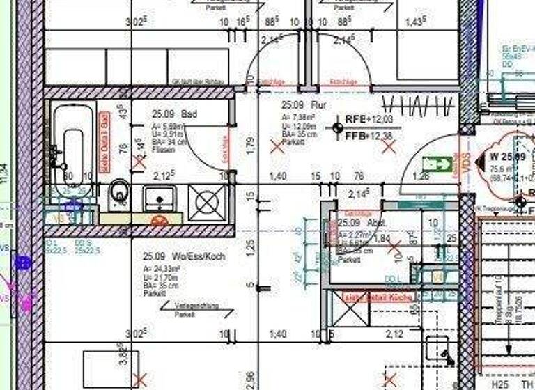 Wohnung zur Miete 1.098 € 3 Zimmer 75,6 m² 4. Geschoss frei ab 01.03.2026 John-F.-Kennedy-Boulevard 6 Bamberg 96052