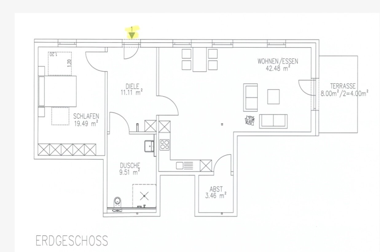 Wohnung zur Miete 1.080 € 2 Zimmer 90 m²<br/>Wohnfläche EG<br/>Geschoss Bürgermeister-Heine-Straße 6 Groß Hehlen Celle / Groß Hehlen 29229