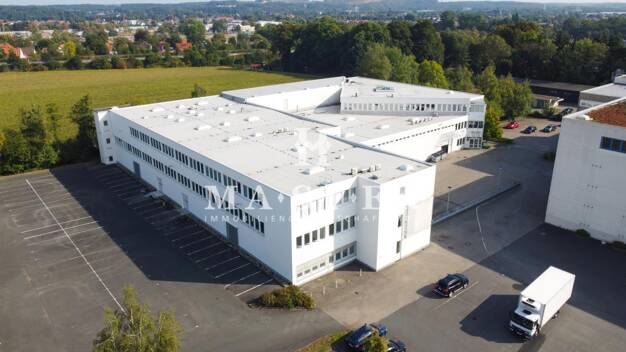 Lagerhalle zur Miete provisionsfrei 12.860 m² Lagerfläche teilbar ab 12.860 m² Atter Osnabrück 49076