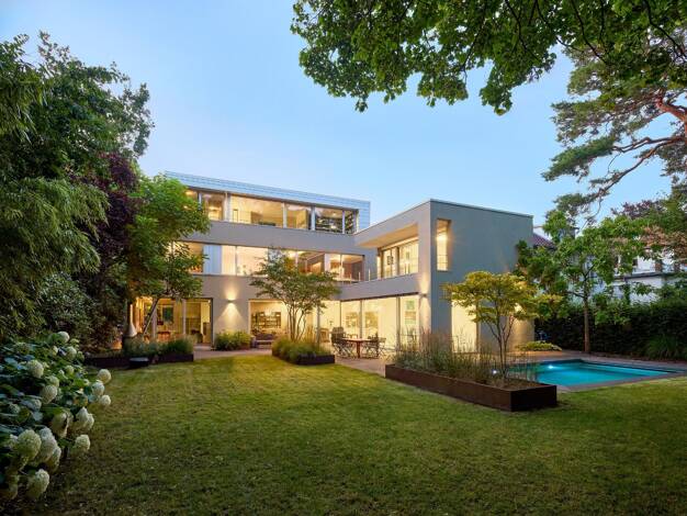 Einfamilienhaus zum Kauf 4.400.000 € 12 Zimmer 444 m² 1.211 m² Grundstück Nikolassee Berlin 14129