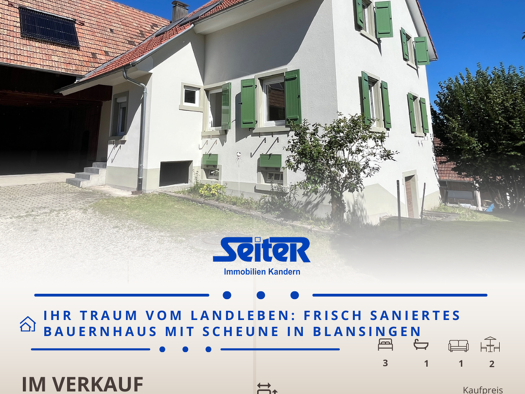 Haus zum Kauf 795.000 € 4,5 Zimmer 120 m² 1.120 m² Grundstück frei ab sofort Blansingen Efringen-Kirchen 79588