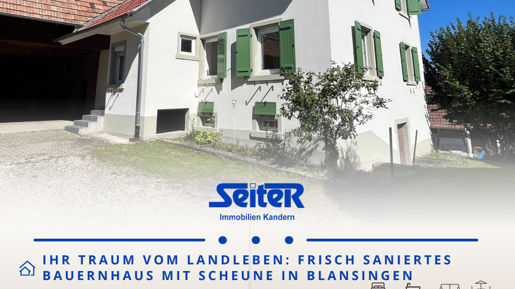 Haus zum Kauf 795.000 € 4,5 Zimmer 120 m² 1.120 m² Grundstück frei ab sofort Blansingen Efringen-Kirchen 79588