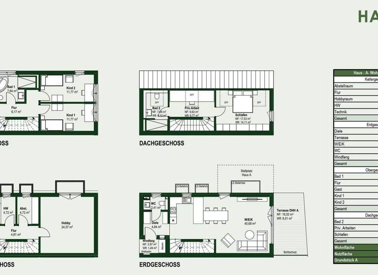 Doppelhaushälfte zum Kauf - Erstbezug provisionsfrei 829.000 € 5 Zimmer 132,1 m² 203,6 m² Grundstück Englbergweg 24 Berg Landshut 84036