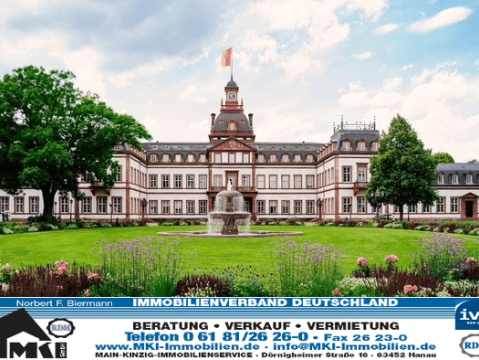 Wohnung zur Miete 750 € 2 Zimmer 75 m² 2. Geschoss Hanau Hanau 63452