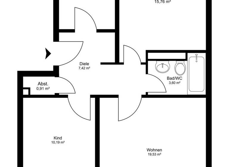 Wohnung zum Kauf 399.000 € 3 Zimmer 65,5 m² Hadern München 80689