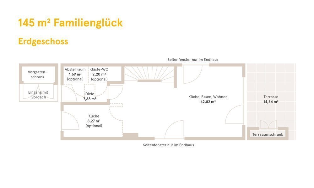 Reihenmittelhaus zum Kauf provisionsfrei 319.990 € 5 Zimmer 145 m²<br/>Wohnfläche 452,8 m²<br/>Grundstück Großkugel Kabelsketal 06184