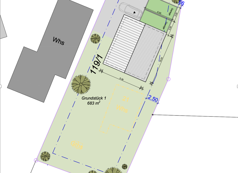 Grundstück zum Kauf 136.600 € 683 m² Grundstück Schutterzell Neuried 77743