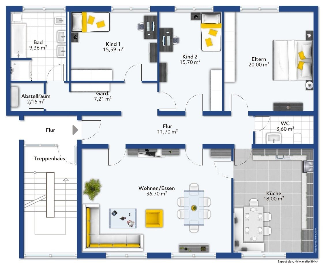 Büro-/Praxisfläche zur Miete provisionsfrei 8,57 € 4 Zimmer Scheidt Saarbrücken 66133