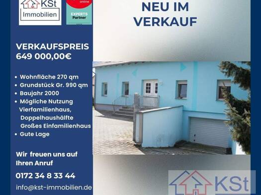Mehrfamilienhaus zum Kauf 649.000 € 12 Zimmer 270 m² 990 m² Grundstück Podelwitz Rackwitz 04519