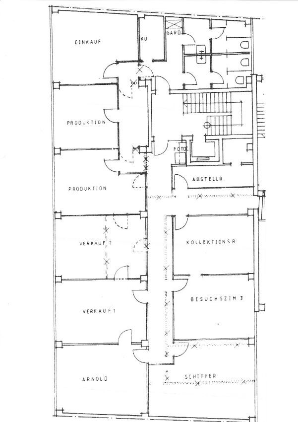 Bürofläche zur Miete provisionsfrei 7,46 € 8 Zimmer 335 m²<br/>Bürofläche Vogelsanger Weg 30-40 Mörsenbroich Düsseldorf 40470