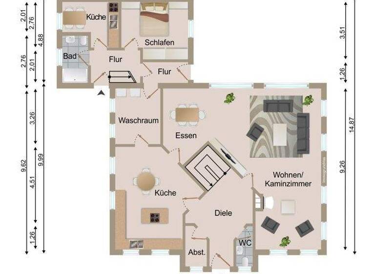 Einfamilienhaus zum Kauf 529.000 € 6 Zimmer 265 m² 1.250 m² Grundstück Wymeer Bunde / Wymeer 26831