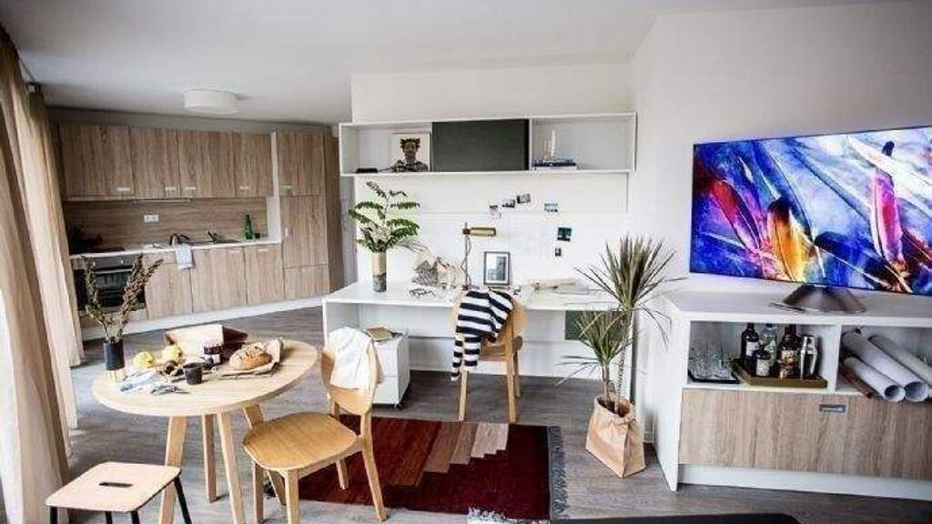 Studio zur Miete 888 € 2 Zimmer 42 m² 5. Geschoss frei ab 01.04.2026 Jean-Weipert-Straße 3 Kaiserlei Offenbach am Main 63067