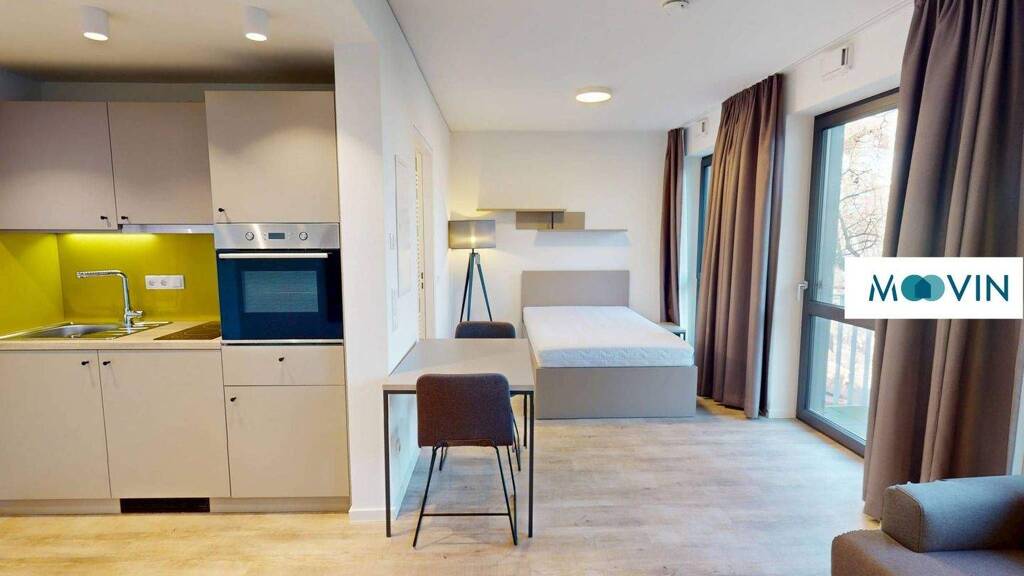 Studio zur Miete 995 € 1 Zimmer 35,7 m² 2. Geschoss frei ab sofort Himmelgeister Straße 270 Bilk Düsseldorf 40225