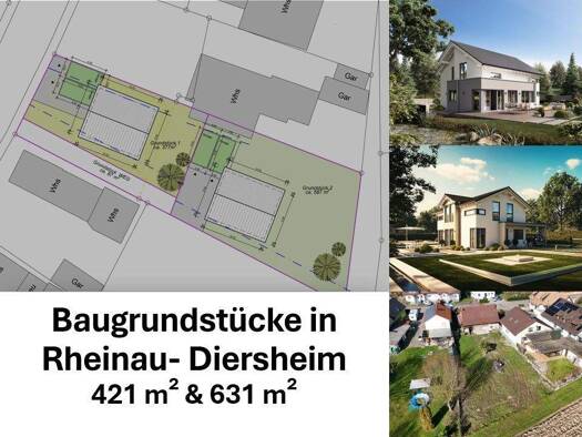 Grundstück zum Kauf provisionsfrei 135.618 € 368 m² Grundstück Diersheim Rheinau 77866