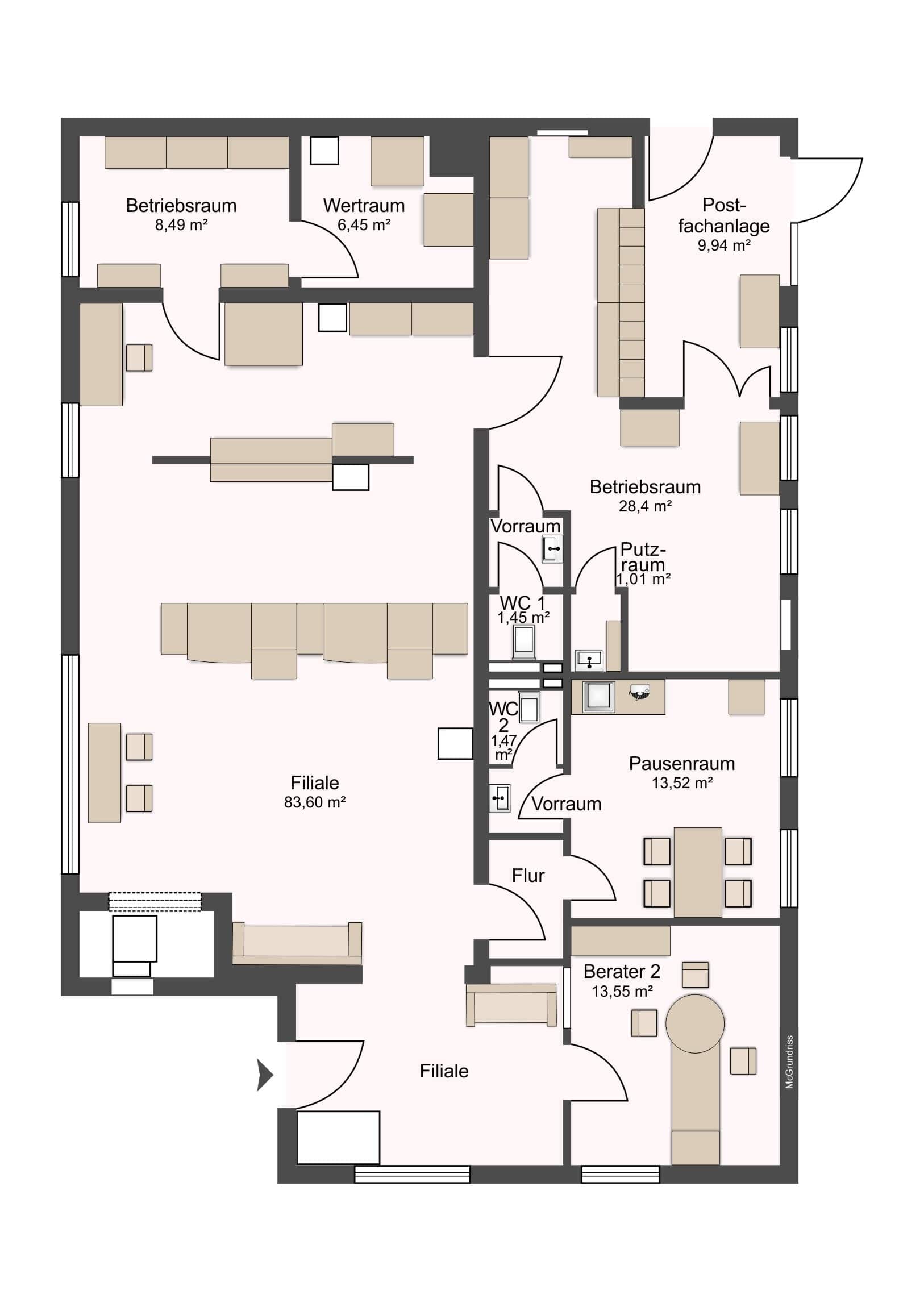 Büro-/Praxisfläche zur Miete 2.300 € Baldham Baldham 85598