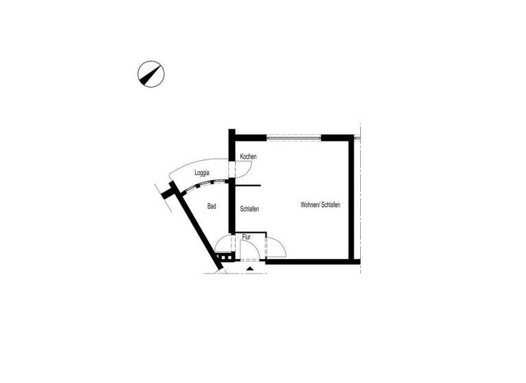 Studio zur Miete 210 € 1 Zimmer 34 m² frei ab 01.07.2026 Am Wittberge 14 Brügge Lüdenscheid 58515