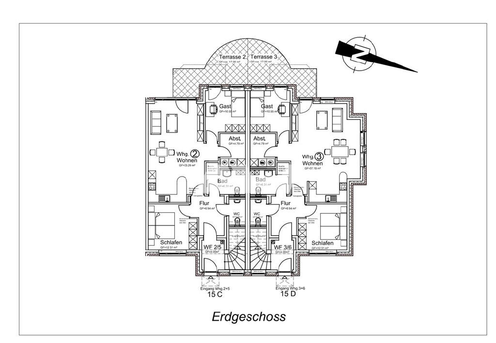 Wohnung zur Miete 1.050 € 3 Zimmer 85 m²<br/>Wohnfläche Norden Norden 26506