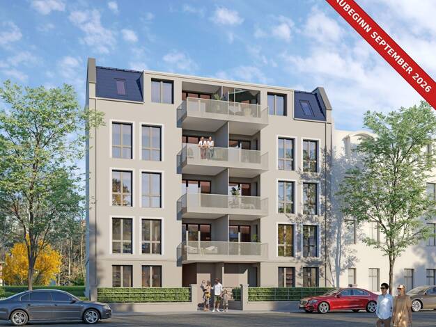 Wohnung zum Kauf - Neubau provisionsfrei 703.000 € 3 Zimmer 88,9 m² 1. Geschoss Leydenallee 84 Steglitz Steglitz-Zehlendorf 12167