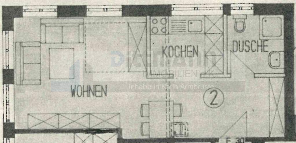 Wohnung zum Kauf 63.500 € 1 Zimmer 31 m²<br/>Wohnfläche EG<br/>Geschoss Pfeffingen Albstadt 72459