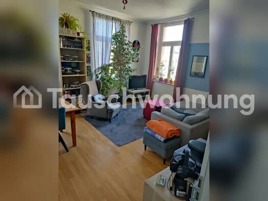 Wohnung zur Miete Tauschwohnung 450 € 3 Zimmer 87 m² 2. Geschoss Paulusviertel Halle (Saale) 06114