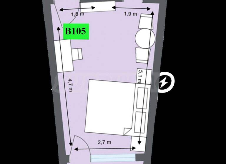 Studio zum Kauf 32.850 € 1 Zimmer 41,9 m² Obzor