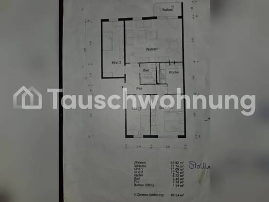 Wohnung zur Miete Tauschwohnung 500 € 4 Zimmer 82 m² 5. Geschoss Kaulsdorf Berlin 12627