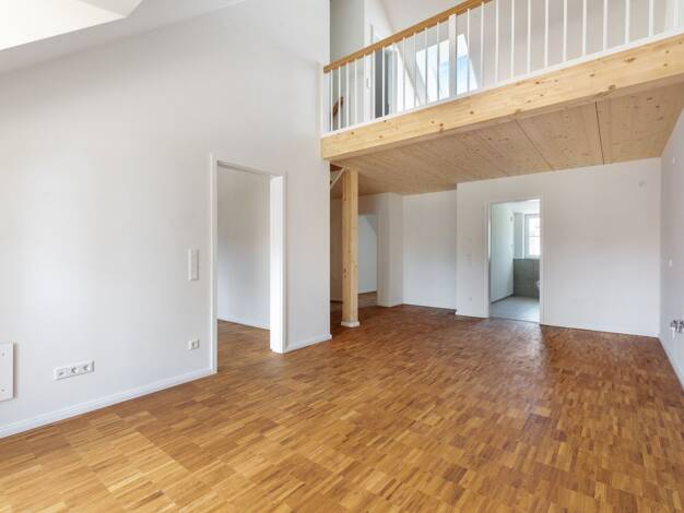 Wohnung zur Miete - Erstbezug 1.390 € 3 Zimmer 77 m² 1. Geschoss Unterweikertshofen Erdweg 85253