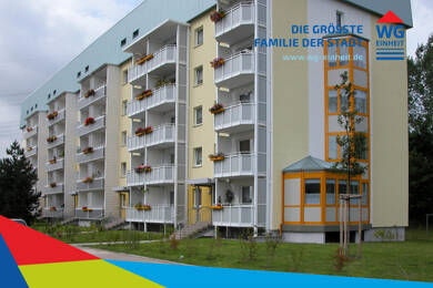 Wohnung zur Miete 285 € 2 Zimmer 52 m² 1. Geschoss frei ab 01.10.2025 Wolgograder Allee 174 Hutholz 644 Chemnitz 09123