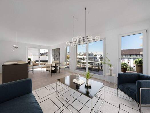 Wohnung zur Miete 3.950 € 4 Zimmer 151,2 m² 5. Geschoss frei ab 15.01.2026 Gudrunstrasse 12 Neuhausen-Nymphenburg München 80634