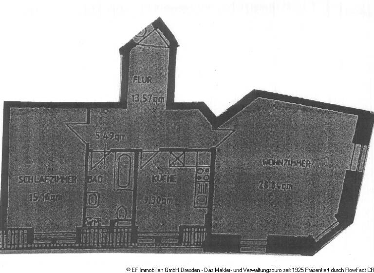 WG-Zimmer zur Miete 795 € 2 Zimmer 72,4 m² 3. Geschoss frei ab sofort Waldschlößchenstraße 24 Radeberger Vorstadt Dresden 01099