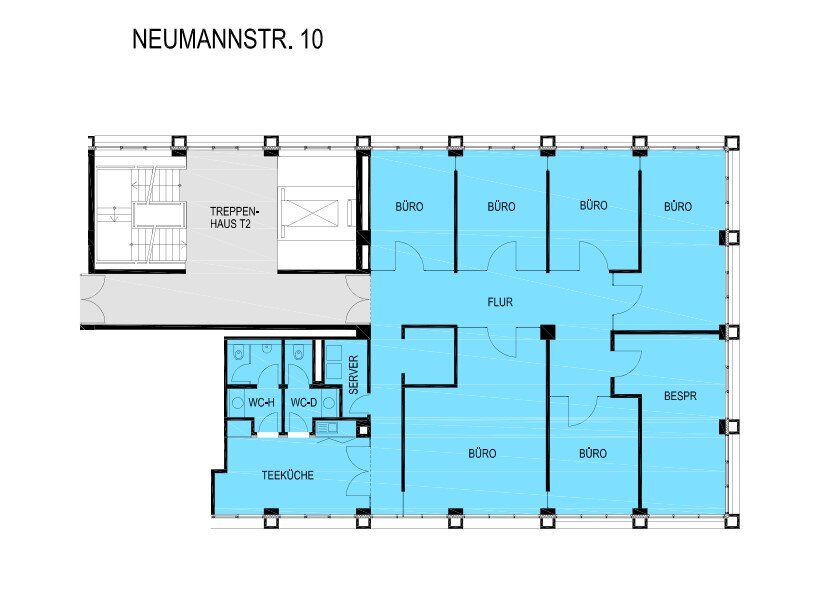 Bürofläche zur Miete provisionsfrei 15 € 1.150,6 m²<br/>Bürofläche Flingern - Nord Düsseldorf 40235