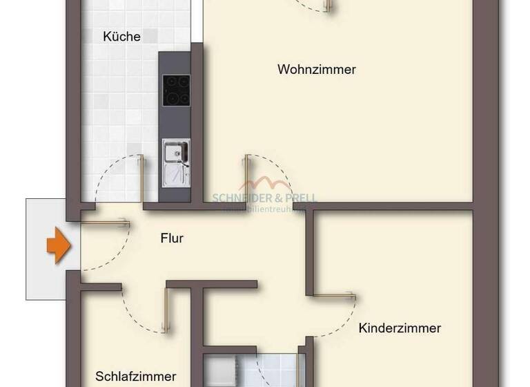 Wohnung zum Kauf 335.000 € 3 Zimmer 78 m² 1. Geschoss Gartenberg Geretsried 82538