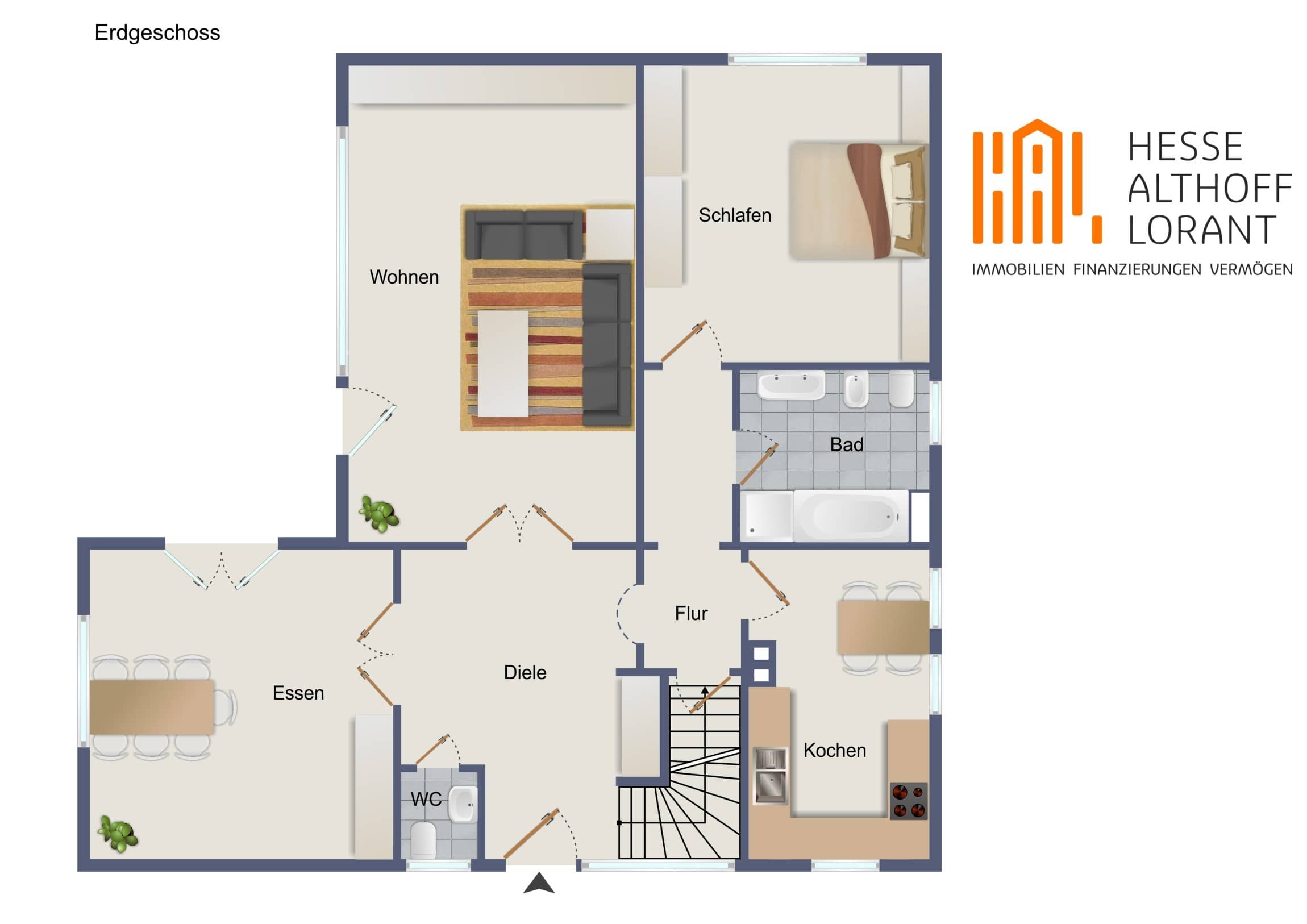 Einfamilienhaus zum Kauf 229.000 € 6 Zimmer 140 m²<br/>Wohnfläche 726 m²<br/>Grundstück Bremen Ense 59469