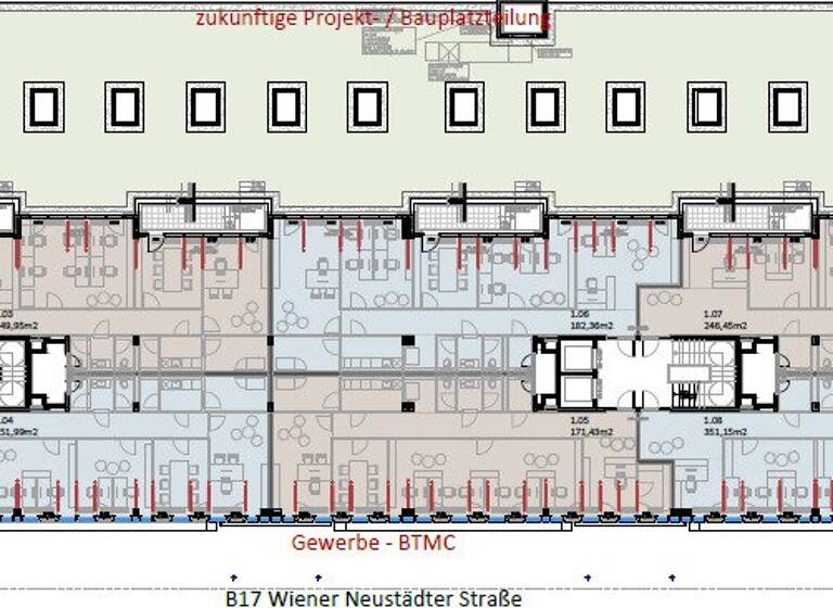 Bürofläche zur Miete - Erstbezug 13 € Wiener Neudorf 2351