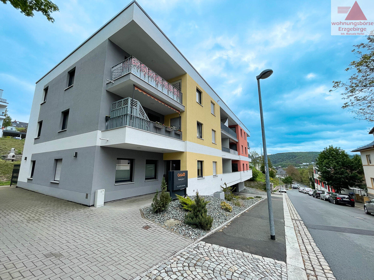 Wohnung zur Miete 365 € 2 Zimmer 43 m²<br/>Wohnfläche EG<br/>Geschoss Kantstraße 8 Aue-Bad Schlema 08280